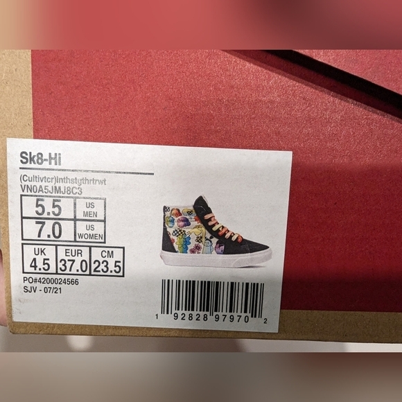 Vans SK8-Hi Cultivate Care Skate Shoes, women's 7 or 7.5 - Picture 13 of 14